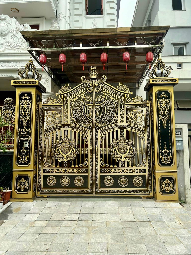 Cổng nhôm đúc – C49