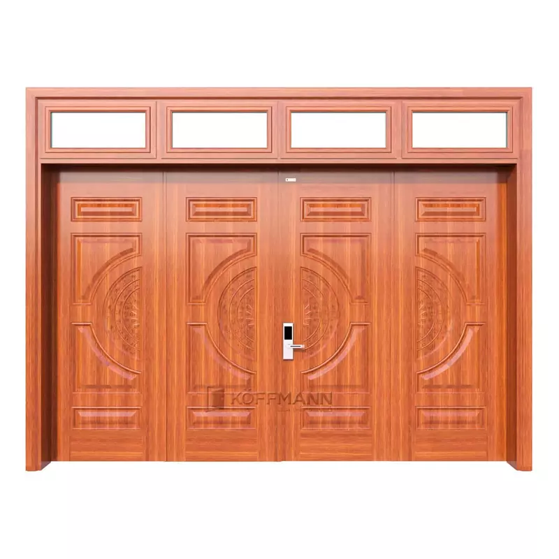 Cửa thép vân gỗ KG-42.01T.01T-4TK