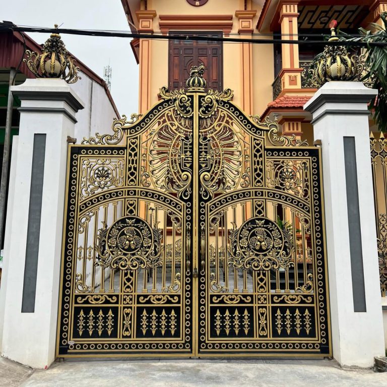Cổng nhôm đúc – C14