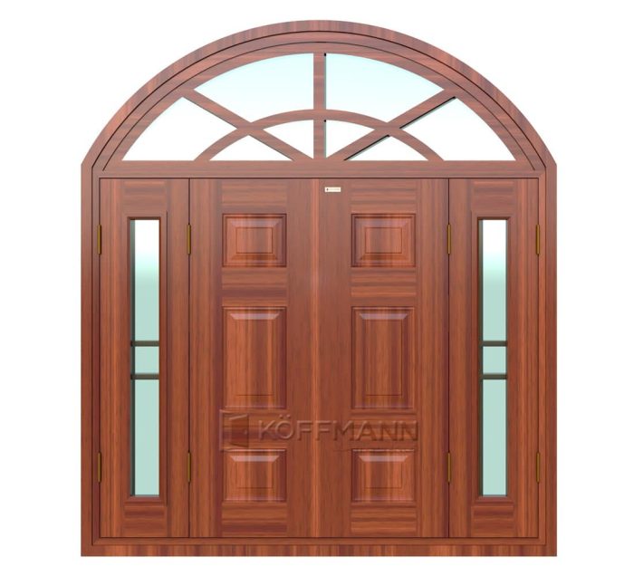 Cửa sổ thép vân gỗ KSV-41.CS3.K