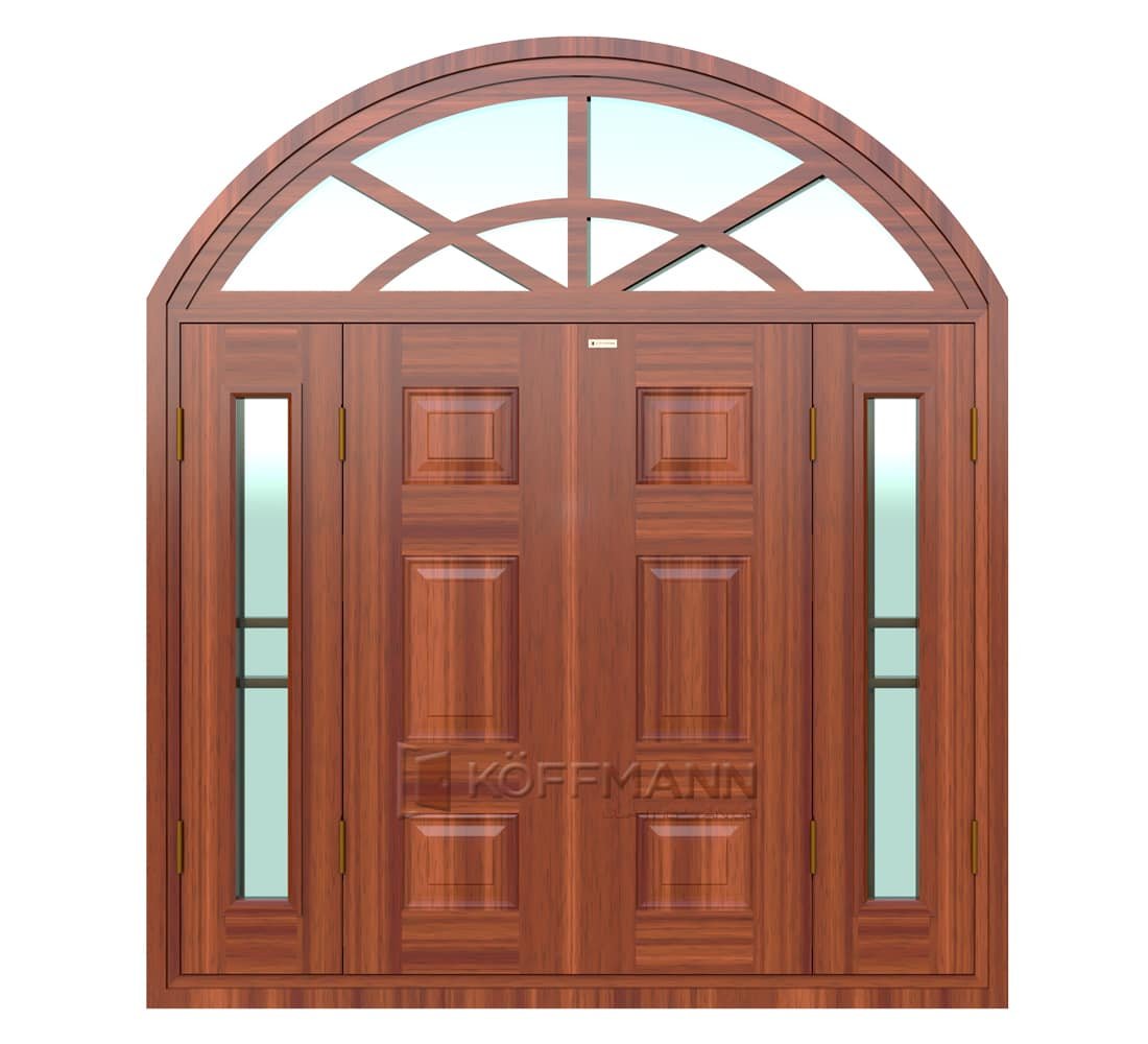 Cửa sổ thép vân gỗ KSV-41.CS3.K